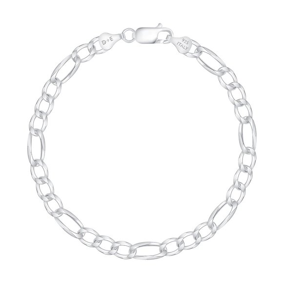 925 SILVER SUPER FLAT FIG 160 CHAINS